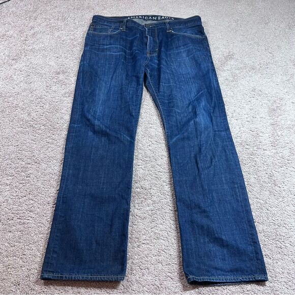 American Eagle Original Straight Men’s Dark Wash Jeans Size 34x31